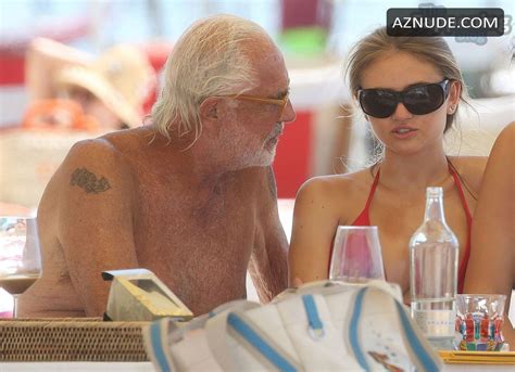 Leni Klum Flaunts Her Sexy Tits Butt In Red Bikini At Twiga Beach