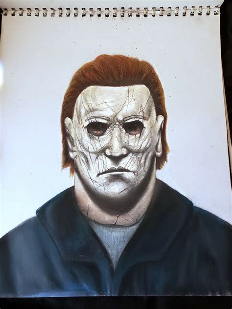 Michael Myers Drawing Step Step