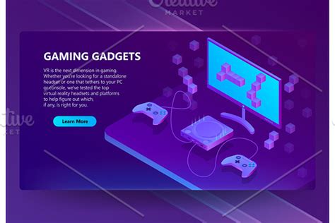 Vr Virtual Reality Glasses Banner Pre Designed Vector Graphics