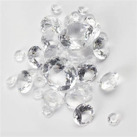 Decostar™ Acrylic Crystal Round Diamonds Assorted 12 One Pound Bags