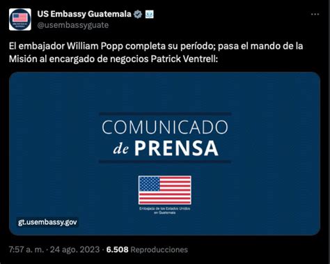 Senado Confirma A Tobin John Bradley Como Embajador De EE UU En