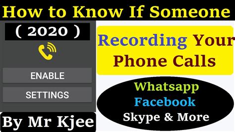 How To Know If Someone Recording Your Phone Calls How To Stop