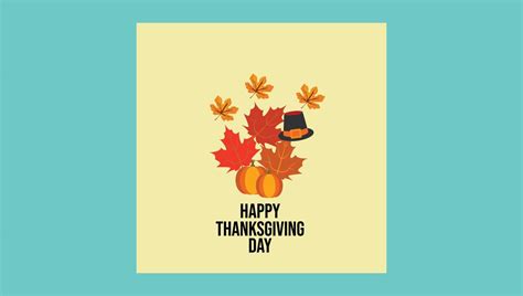 thanksgiving social media template 13321417 Vector Art at Vecteezy