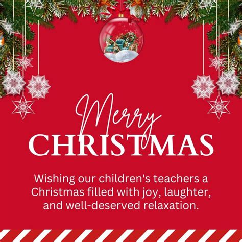 100 Merry Christmas Wishes for Teachers 2023 with Images - Quotes Square