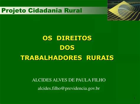 Ppt Os Direitos Dos Trabalhadores Rurais Powerpoint Presentation Free Download Id5899791