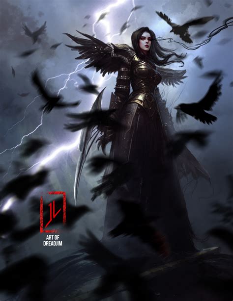 Artstation Raven Queen Sarkueen The Imperishable