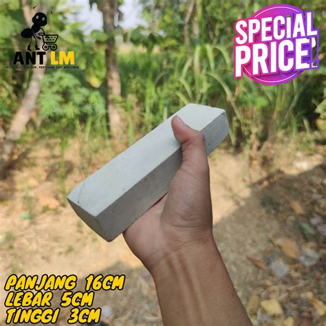 Jual Batu Asah Alam Asli Super Halus Ukuran 16x5x3cm Batu Gosok