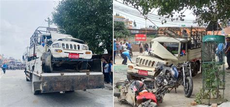 पेप्सीकोला दुर्घटना प्रहरी जवानसहित दुईको मृत्यु १२ जना उपचार हुँदै नामसहित