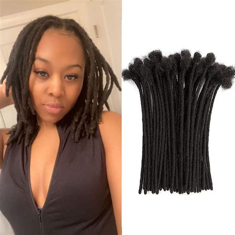 Afro Kinky Bulk Natural Human Hair Locs Crochet Braiding Extensions