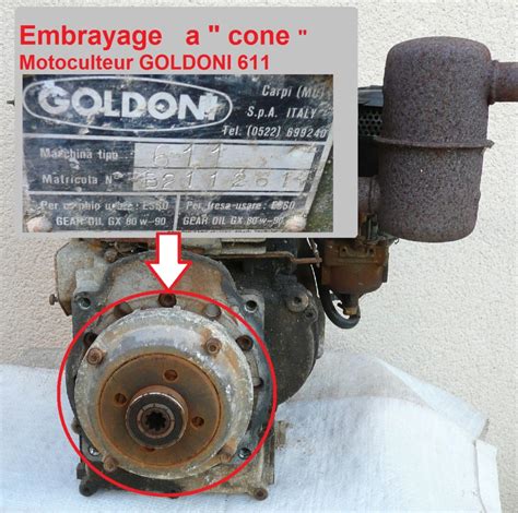 Embrayage Motoculteur Goldoni EN VRAC