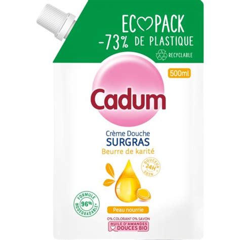 Cr Me De Douche Surgras Karit Cadum Le Flacon De Ml Prix Carrefour