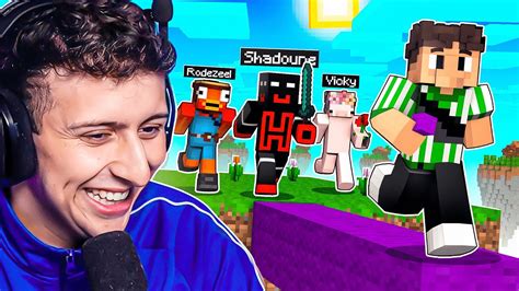 Minecraft Con Shadoune Spreen Vicky Rodezel Y Otros Parceros