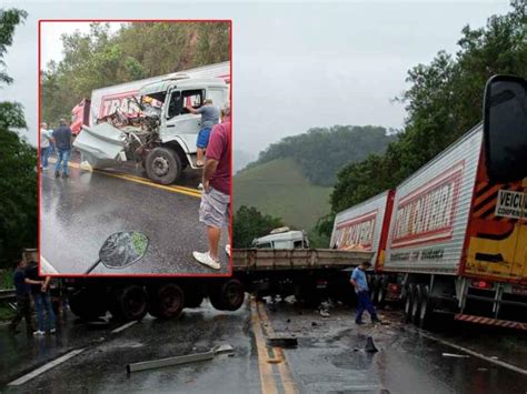 Acidente Entre Duas Carretas Deixa Trânsito Interditado Na Br 101