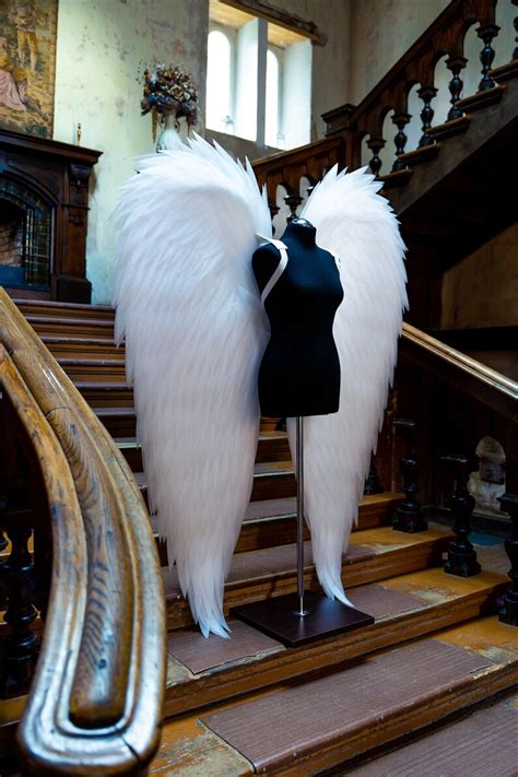 White Angel Wings Costume Extra Large Size For Adults Etsy