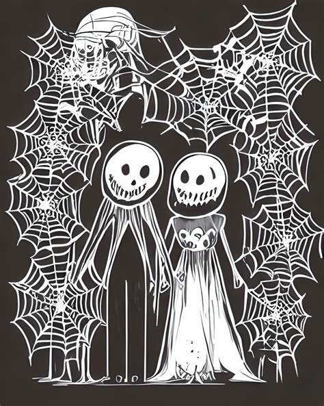 Halloween Boo Boo Couple Ghost Figure · Creative Fabrica