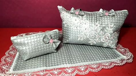 ‫خياطة طقم الحمام بالسكاي للعرائس‬‎ - YouTube | Throw pillows, Pillows ...