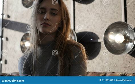 Girl Is Getting Rest On The Sofa Stock Footage Video Of Lady Happy