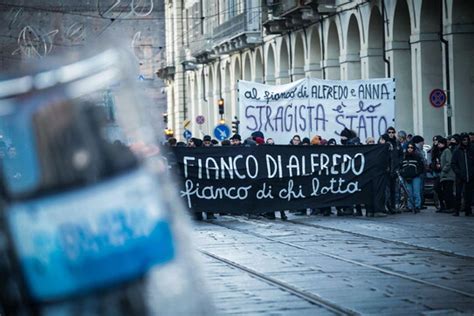 Manifestazioni Anarchiche Per Cospito A Torino E Roma