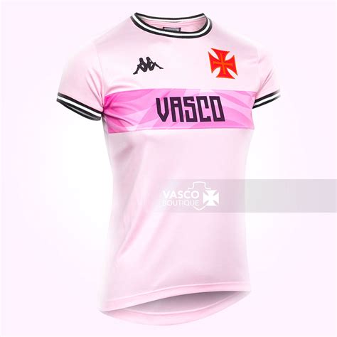 Blusa Vasco Outubro Rosa Kappa Juvenil