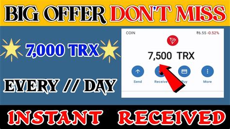 How To Earn Free Trx Tron Mining Website Trx Every Hour Claim