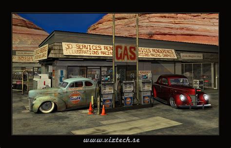 Vintage Gas Station Wallpapers - Top Free Vintage Gas Station ...