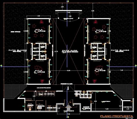 Polifunctional Center Dwg Block For Autocad Designs Cad