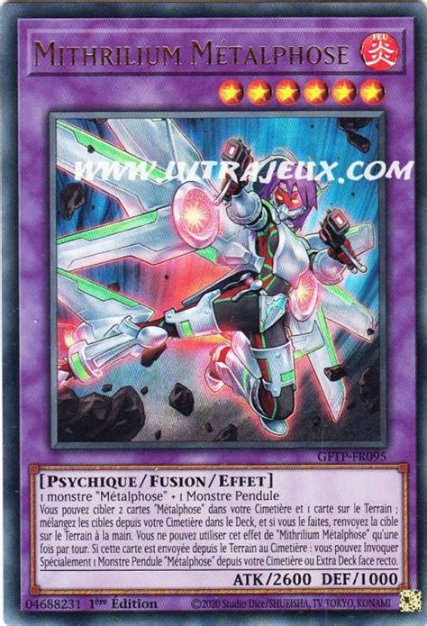 Carte Yu Gi Oh Mithrilium M Talphose Gftp Fr