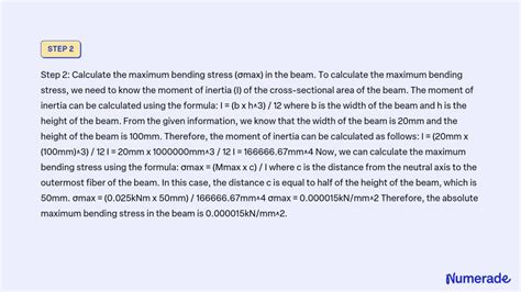 Solved Question 3 50 Points The Simply Supported Beam Has The Cross Sectional Area As Shown