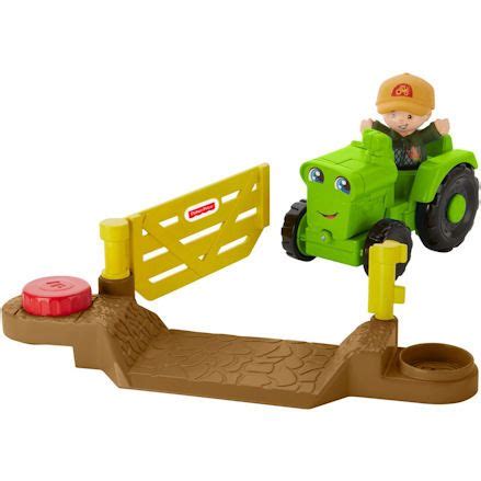 Fisher-Price Y8202: Little People Farm Tractor & Trailer - Toy Farmers