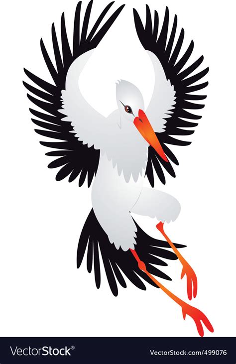 Stork Royalty Free Vector Image VectorStock