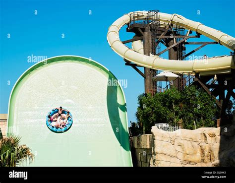 Aquaconda waterslide at The Tower of Poseidon at Aquaventure water ...