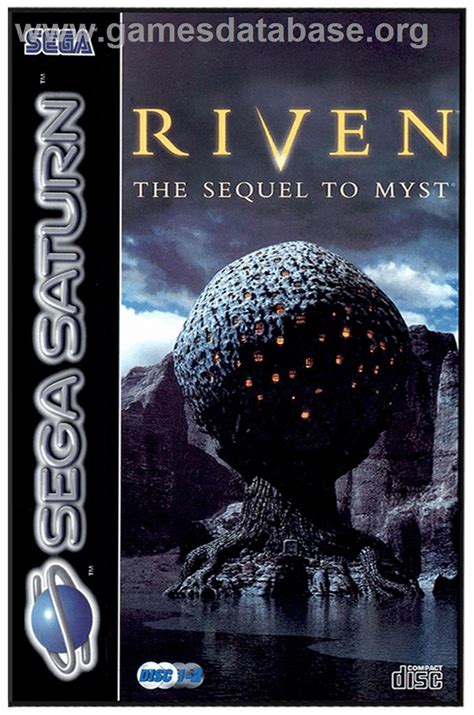 Riven The Sequel To Myst Sega Saturn Artwork Box