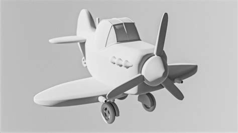 Stylised Spitfire Model (Free download) - Motion Forge Pictures