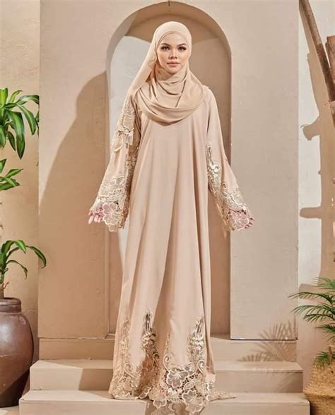 Hijabistahub Jubah Kaftan Abaya Nude Women S Fashion Muslimah