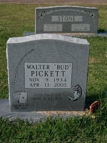 Walter Bud Pickett Find A Grave Reminne