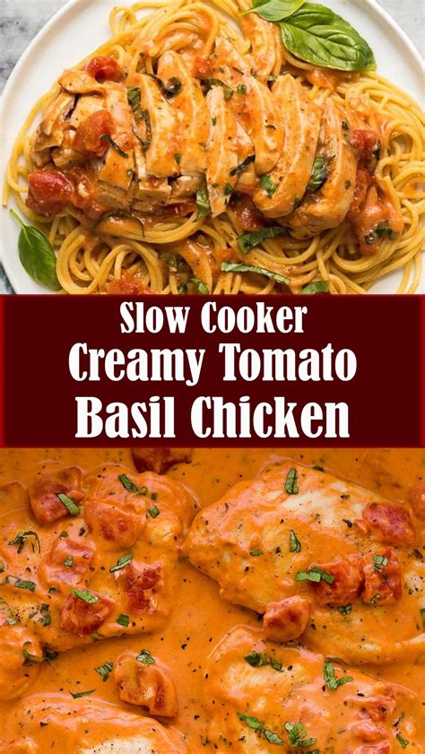 Slow Cooker Creamy Tomato Basil Chicken Artofit