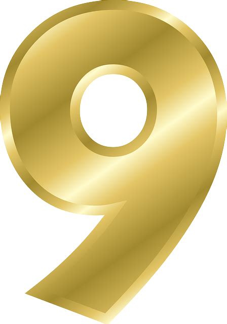 Number 9 Png