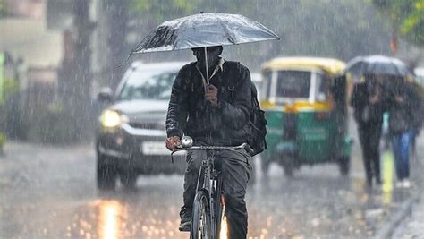 Delhi Weather Alert 22 Flights Diverted As Rains Lash Parts Of