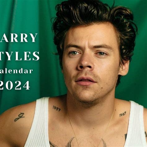 Harry Styles Printable Calendar Etsy