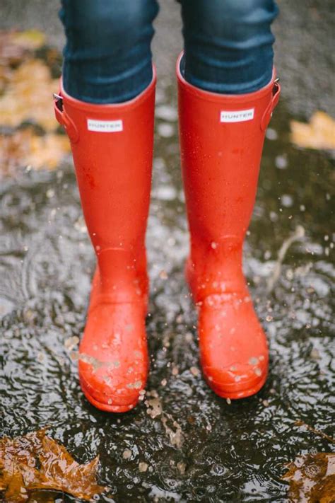 The Londoner Red Rain Boots