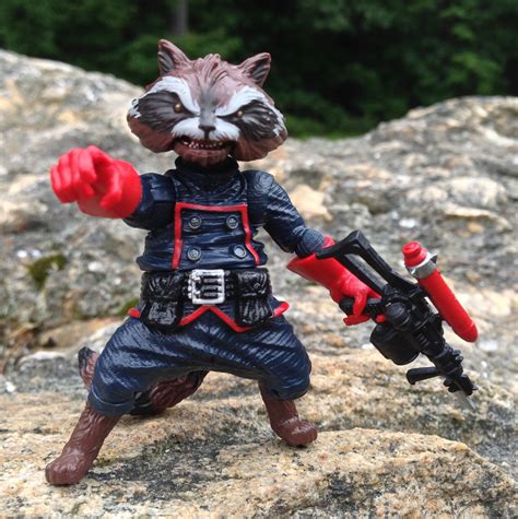 Marvel Legends Rocket Raccoon Build-A-Figure Review Wave 5 2013 ...