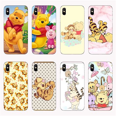 Cartoon Winnie The Pooh Phone Soft Silicone Case Cover For Iphone S