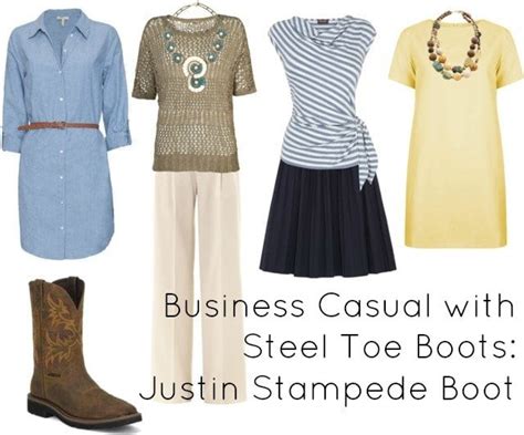 Business Casual with Steel Toe Boots - Wardrobe Oxygen