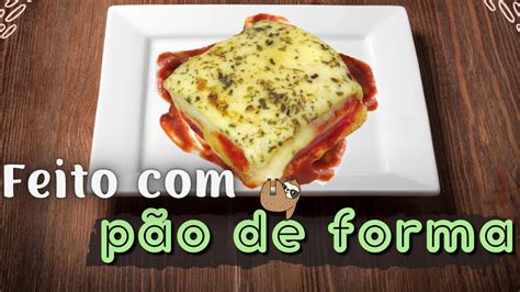 LANCHE DE PREGUIÇOSO Delicioso Bauru de forno feito Pão de Forma