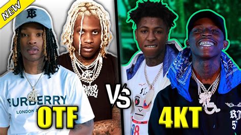 Otf Lil Durks Crew Vs 4kt Nba Youngboys Crew Youtube