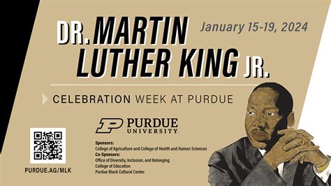 Lineup Of Purdue Activities Honoring MLK To Include Day Of Service