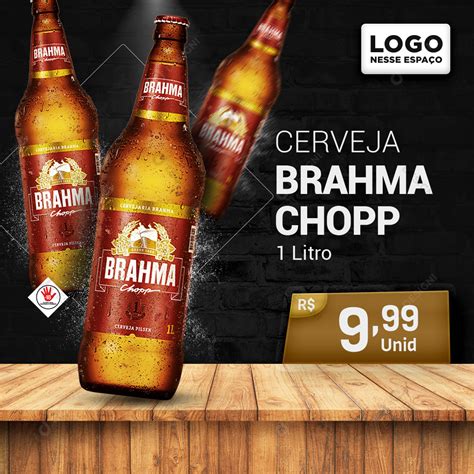 Cerveja Brahma Chopp 1 Litro Social Media Psd Editável [download] Designi