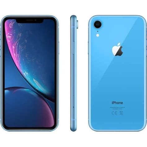 APPLE Iphone Xr 128Go Bleu Reconditionné Très bon état Cdiscount