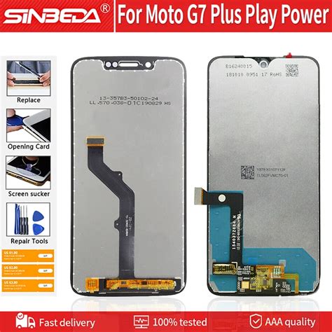 Original For Motorola Moto G7 Xt1962 Lcd G7 Play Display Touch Screen