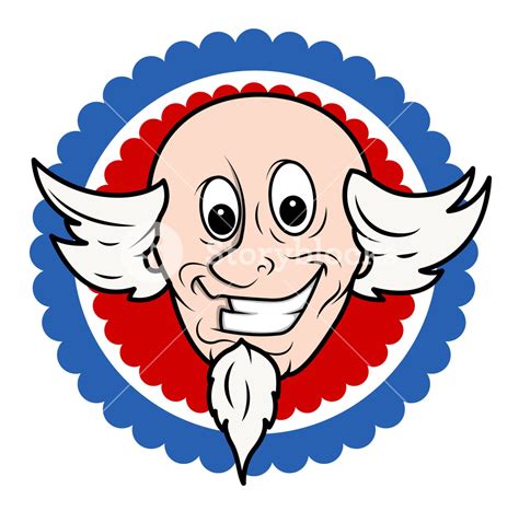 Funny Uncle Sam Face Cartoon Vector Royalty-Free Stock Image - Storyblocks